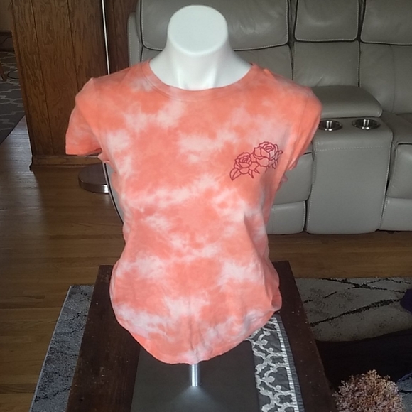 orange tie dye tee shirt - Picture 1 of 2